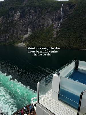 This might be the most beautiful cruise in the world! 🚢 Grateful to experience the magic of Northern Europe with @Norwegian Cruise Line ✨ From Iceland, to Norway, and Belgium.. 10 unforgettable days on board the stunning Norwegian Prima, waking up to views that truly didn’t feel real. All clips in this reel are from Geiranger, Norway. One of the most scenic fjords on earth 🇳🇴💙 #cruisenorwegian #ncl #norwegiancruiseline
