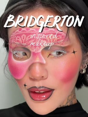 My latest tutorial with @NYX Cosmetics Canada x Bridgerton collection — inspired by the elegance and mystery of a masquerade ball. I wanted to lean into regency era makeup but put my own twist on it! #ad #masquerademask #bridgerton #nyxcosmeticscanada #avantgardemakeup 