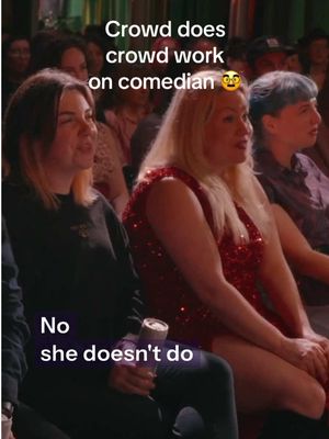 Crowd DESTROYS comedian. 👏🏻 Watch my entire comedy special LIVE BARE & NATURAL to see more weird audience reactions and my dumb songs too, courtesy of @comedyhereoften #crowdwork #audiencereactions 