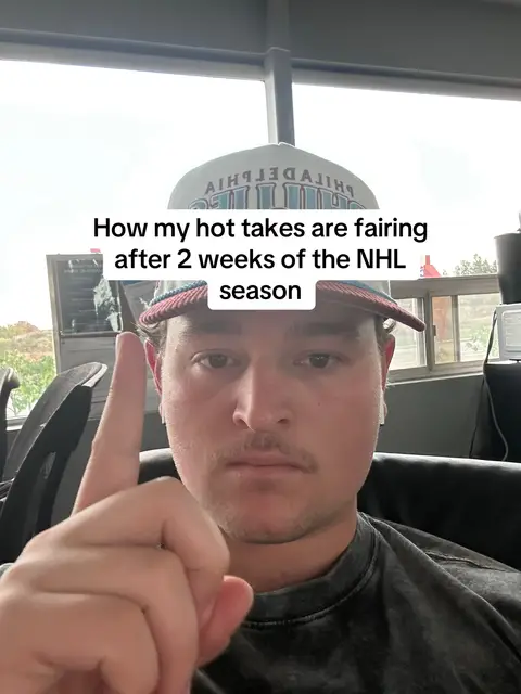 Ranking my best and worst hot takes throught 2 weeks of the NHL season! #NHL #hockey #NHLFaceOff #hockeytiktoks 