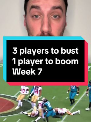 Players to BUST and BOOM in week 7 #fantasyfootball #fantasyfootballtips #fantasyfootballadvice #nflfantasy #raiderswalterpicks 