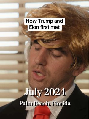 The greatest meetcute of our time #trump #elon #meetcute #usa #comedy 
