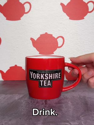 This is how you make a cup of tea in October. #YorkshireTea #britishtea #fyp 