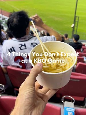#EGAmbassador 4 things you don’t expect at a Korean baseball game 👀🇰🇷 We travelled to South Korea for a Fan Voyage, one of Expedia’s top trends from the Unpack ’26 report. It’s all about travelling for local sports that bring a country’s culture to life. Korean baseball might be our new favourite sport. Which local sport would you travel for? #UnpackTravelTrends 🎥: @Live_TheDash  This content is not affiliated with or endorsed by KBO.