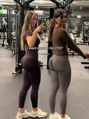 3 exercises you NEED if you want rounder glutes!!  @amandafranssoonn 💗💗 @DFYNE  #legday #glutesworkout #gymgirls #fitnessgirls #glutes 