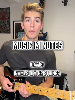 One important note/common misconception: Although I started with the low E string (thickest string) for all these mnemonics, when strings are referred to as numbers the low E is your 6th string, and the high E (thinnest) is the 1st string. Just wanted to clarify :) #guitartok #guitarlesson #musicminutes #guitarstrings #clashroyale #gym #sports #makeup #chess 