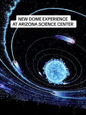 the Dorrance Dome is brand new to Phoenix and located inside of the Arizona Science Center #arizona 