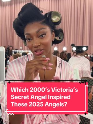 The iconic 2000's Victoria's Secret angels strutted so all these ladies could fly! Backstage at the 2025 Victoria's Secret Fashion Show, we asked the models to share their favorite OG VS angel. Tell us your own answer in the comments below. #VSFS 