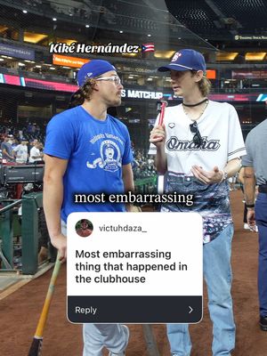 This answer might take the cake for most embarrassing clubhouse story 😂 Kiké has never been shy to share this one with fans and we gotta respect him for owning the moment 💯 The Dodgers host the Brewers tonight with a chance to go up 3-0 in the NLCS 👀🔥 Can they take advantage of stealing the first 2 games in Milwaukee and get a step closer to the World Series? 🤔💍#MLB #dodgers #baseball #beisbol #homerun   