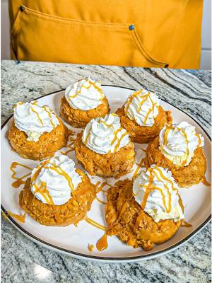 Pumpkin pie cheesecake balls #Recipe #dessert #Foodie