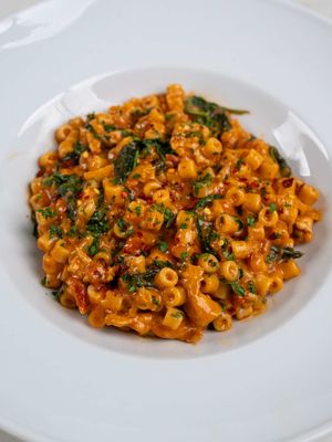Marry Me Chicken Ditalini  It’s hard not to love ditalini - and when you pair it with one of the best pasta sauces out there, it’s an instant win. I know, chicken and pasta isn’t exactly traditional, but this sauce makes it totally worth it. It’s creamy, rich with tomato flavor, packed with perfectly seasoned chicken breast, and a handful of spinach for balance. It’s the kind of sauce that’s impossible not to love. #EasyRecipe #tuscanchicken #pastarecipe #DinnerIdeas #fyppp 