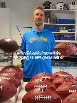 how to prep an NFL ball #football #nfl #equipmentmanager #behindthescenes #explained 