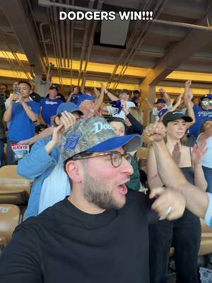 WITNESSED THE BOYS TAKE A 3-0 NLCS LEAD ⚾️💙 And the @prizepicks hit! 1 WIN AWAY FROM THE WORLD SERIES! #dodgers #prizepicks #sports #baseball 