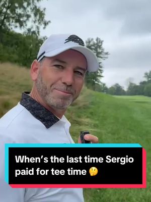 How often do you think professional golfers pay for their tee times?  Let’s see the last time Sergio Garcia did! ⛳️