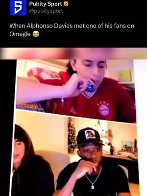 POV: You meet Alphonso Davies on Omegle 😂 #alphonsodavies #davies #bayern #fcbayern #bayernmunich #footyfans #funny #footymemes #soccermemes #foryou #fy #4u #trending ( Via IG: alphonsodavies)