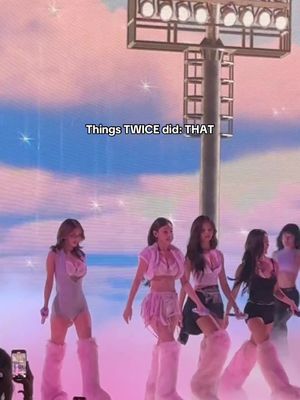 We’ll never stop thinking about TWICE at the PINK Halftime show.  #VSPINK #VSFS #VSfashionshow 