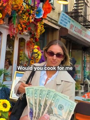 Paying strangers to cook for me #cookingchallenge #cookforme #cooking #newyork 