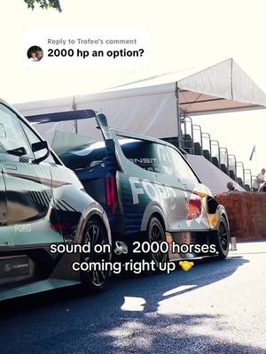 Replying to @Trofeo yes we got you 🤝 #supervan #bhp #fastford #goodwood 