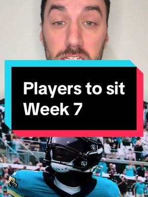 SIT these players in week 7 #fantasyfootball #fantasyfootballtips #fantasyfootballadvice #nflfantasy #raiderswalterpicks 