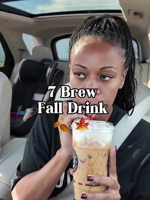 Trying another fall drink from @7brewcoffee 🍂  #7brew #coffeeorder #coffeetok #fallcoffee 