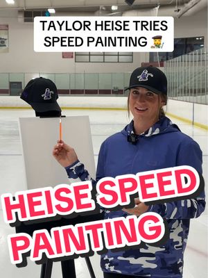 We put Taylor to the test 😂👩‍🎨 Taylor Heise’s limited-edition Game Winner hat is available now while supplies last! #getyourwaggleon #taylorheise 