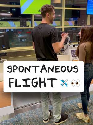 Flying on the very next flight out 👀😅  #SpiritPartner  - The most spontaneous flight ever… Shout out @Spirit Airlines for making this spontaneous journey amazing & seamless! LOVE their new Travel Options, especially Spirit First. So underrated.  ------ Where should we go next? --------  #travel #spontaneous #Indianapolis