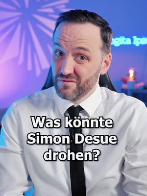 Simon Desue soll in Dubai verhaftet worden sein. Was könnte ihm drohen? #1minutejura #lernenmittiktok #nachrichten 