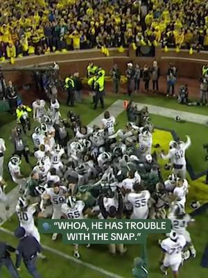 #otd 🔟 years ago, Jalen Watts-Jackson and the Spartans stunned rival Michigan on the final play 👏