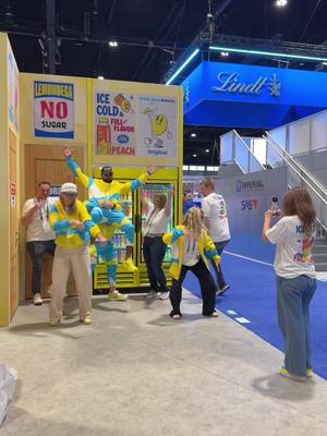 Sorry Jeff we’re busy #NACS #chicago #lemonperfect #lemonwater 