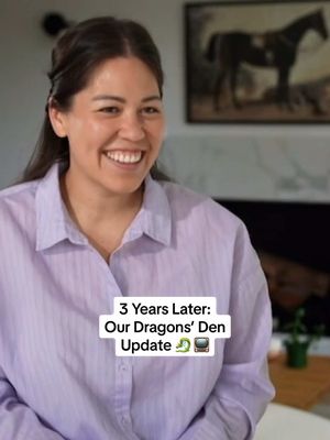 3 years later and we’re back on Dragons’ Den 🐉✨ A lot’s happened since our pitch... new products, new shelves, and a whole lot of growth!! Watch to see what we’ve been up to 👀 #dragonsden #smallbusinessjourney #entrepreneurtok #startupbusiness #brandstory 