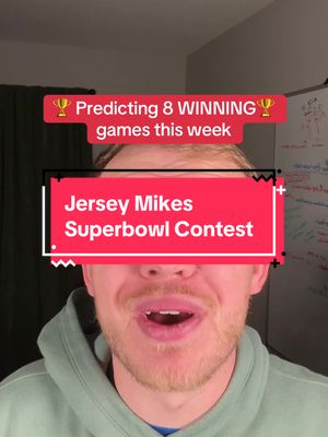 Use the Jersey Mike’s app to make your NFL predictions for a chance to win tickets to Super Bowl LX @jerseymikes @NFL  #jerseymikes #jerseymikespartner #nflpartner 