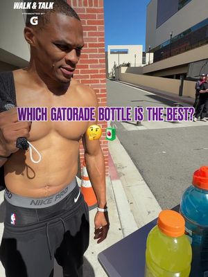 "that's a classic" 🤣🧃 Walk & Talk presented by @gatorade
