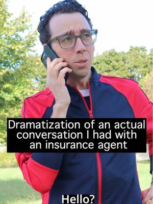 Apparently I’m a “liability” Thanks to @paulconyerscomedy for playing the part of confused insurance salesman #sketch #comedy #stunts #jonathanburns #paulconyers 