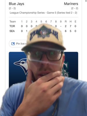 #greenscreen the Toronto Blue Jays lose game 5 in Seattle #BlueJays #TorontoBlueJays #MLB #baseball 