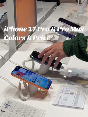 Apple iPhone 17 Series phones are officially available in the Philippines. Here are the prices and colors available for the iPhone 17 Pro and Pro Max phones. Get yours at @beyondtheboxph @digitalwalkerph @open_source by Beyond the Box 