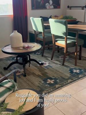 We listened, we tweaked, @Stefanie Bloom fell in love with our Tufted All-in-One.  #homedecor #rugs #reviews #washablerugs #fy