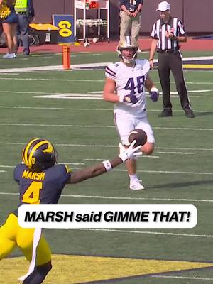 MARSH. ONE HAND. #cfb #CollegeFootball #michigan #football 