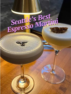 [hosted] I’ve said for years that the best espresso martini in Seattle is at @The Fonte Bar Square. But did you know that they have a full menu of espresso martinis—not just one?  The team invited me to showcase a few signature menu items and now I have a new favorite: the Silky Road. The drink’s smooth texture lives up to its name.  My partner and I enjoyed harissa chicken, which was earthy and slightly spicy, and linguine alle vongole (a seafood pasta) for dinner. We shared Belgian frites for a snack afterward. We’d been to Fonté for happy hour a few times before, so it was nice to finally try larger entrées. Our dessert was the incredible affogato espresso martini, and eating it by the fireplace was the most relaxing way to end the evening.  Fonté coffee is famous in Seattle for their F2 espresso blend. You’ll recognize it if you’ve been to any @Fonte Coffee location or an Uptown Espresso. The bar makes the cold brew liqueur for the espresso martinis in house! Other drinks we tried: 🔸 Going Bananas, The Meadow, and Oopsie Daisy 📍Location: The Fonté Bar at Rainier Square, 401 Union Street, Suite 201 in Downtown Seattle  💵 Price range: Expect to spend $30 per person and up  Disclosure: This visit was comped, but I left a cash tip for the value of our food and drinks. Follow me for more unique Seattle eats and drinks!  … … #seattle #seattlefoodie #seattlerestaurant #foodblogger #seattlecoffee 