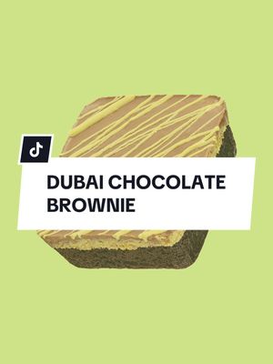 Worth the wait. The viral Dubai Chocolate Brownie is back Oct. 20. 💚🍫 See you at #Crumbl 