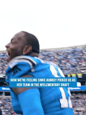 Let’s go Aubrey!! @Mary Crippen | NFeLementary™ #carolina #panthers #nf 