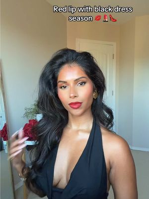 My favorite season 💋 #redlip #brownskin #southasian #blackcatenergy 
