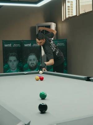 🔥 Unreal trick shot!  Fedor Gorst, @Ghost Billiards, produces something special in practice at the #ReyesCup #pool #trickshot #WNT #FedorGorst 