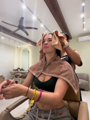 Come get a hair wash + blow dry with me in Bali 