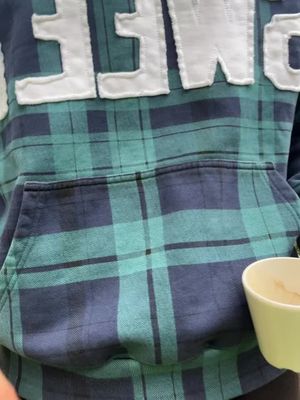 plaid hoodie 