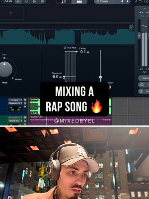 Mixing a rap song 🎚️ #musicproduction #audioengineer #homestudio #mixingengineer #music