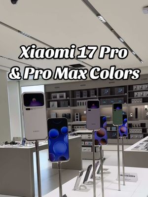 Xiaomi’s latest phones are just too sweet! Hopefully they become available in the Philippines soon. For now, here are the color options for the Xiaomi 17 Pro and Pro Max. Follow for more updates 💙 #xiaomi #xiaomi17 #xiaomi17pro #xiaomi17promax 