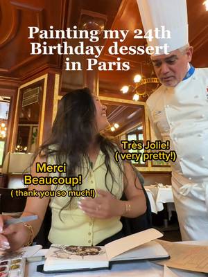 Birthdays are hard for me but this year being alone in Paris for my birthday but feeling loved by friends and family even though they’re far away is healing ❤️  📍 Brasserie Lipp- Paris  #paris #watercolor #livepainting #birthday #foodillustration 