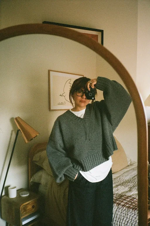 Forever my favourite way to document what I’m wearing…  #outfitinspo #ootdinspo #filmphotos #portra400 #35mm 