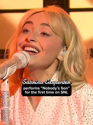 there’s nobody’s son, not anyone left for @Sabrina Carpenter to believe in 🎶 #SaturdayNightLive #SNL #NobodysSon #SabrinaCarpenter #MansBestFriend