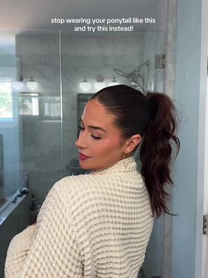 It’s giving Barbie ponytail vibes 🩷✨ stop wearing boring ponytails and start doing a voluminous ponytail with just a few extra steps! #ponytail #ponytailtutorial #ponytailhairstyle #ponytailhack #easyhairstyles 